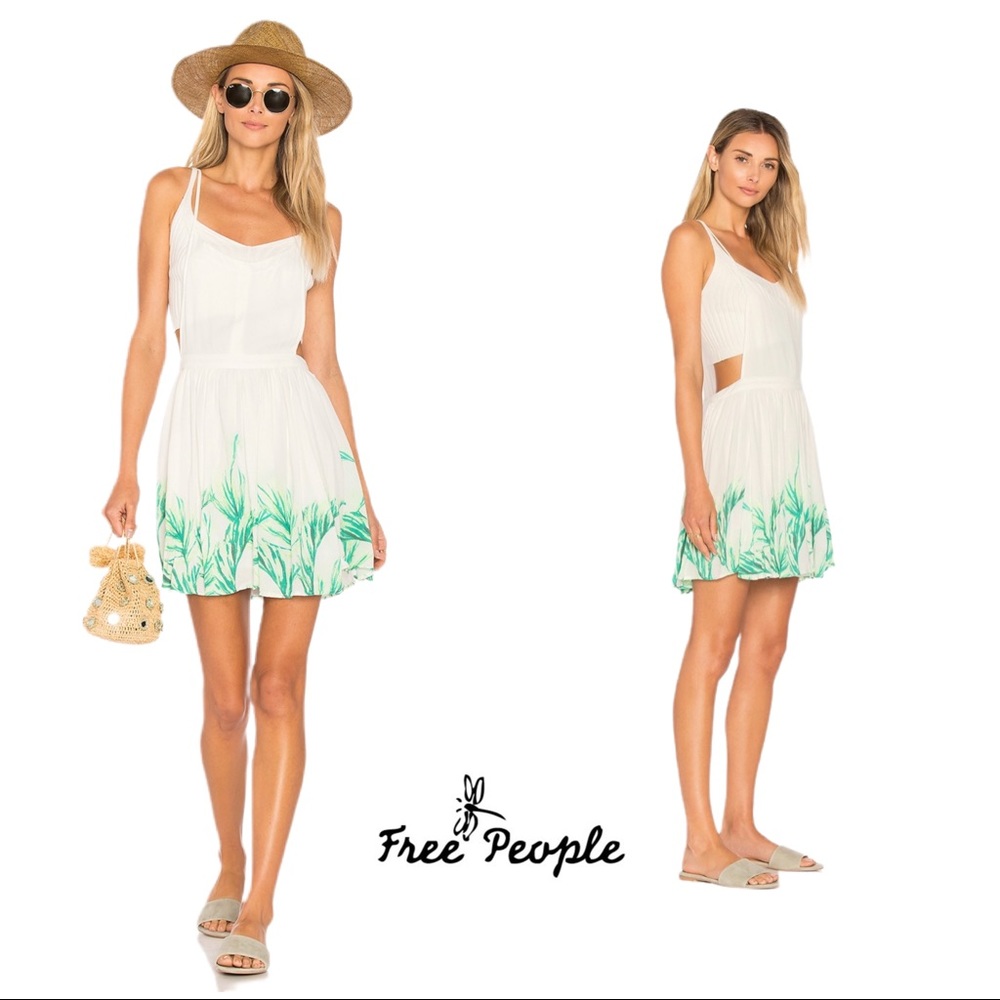 NEW Free People Tropical Oasis Jumper in White